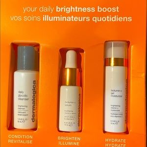 Daily brightness boosters Trio travel pack !
